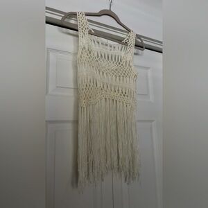 Hand Crochet Cropped Tank